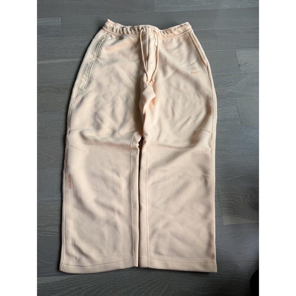 LARGE Nike NOCTA Tech Fleece Open Hem Sweatpants Ice Peach Orange New Drake